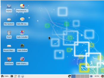 Salix OS XFCE desktop